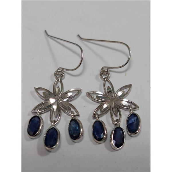 $1615  14K(1.40G),Sapphire(1.70Ct) Earrings