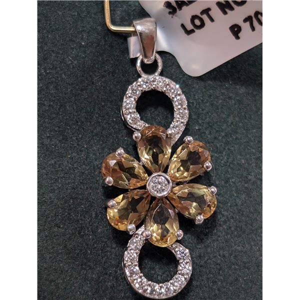 $200  Si,Synthetic Zultanite(3.85Ct) Pendant