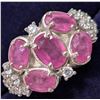Image 1 : $360  Si(5.44G),Ruby+Cz Ring