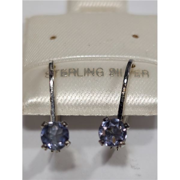 $120  Si,Iolite Earrings