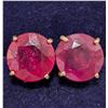 Image 2 : $1490  14K(2.80G),Ruby(8.2Ct) Earrings