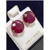 Image 4 : $1490  14K(2.80G),Ruby(8.2Ct) Earrings