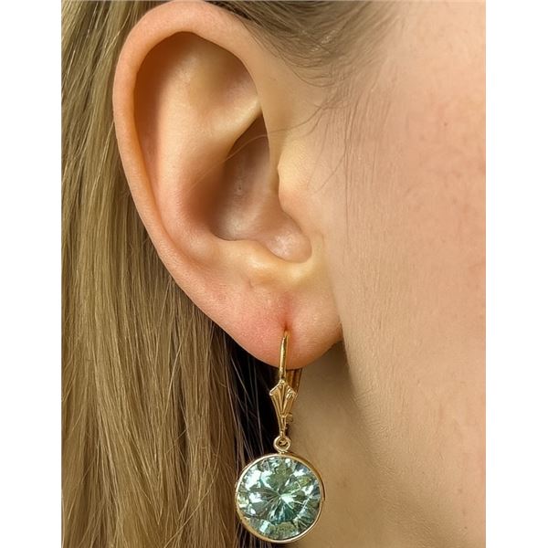 $1680  14K(2.63G),Moissanite(8Ct) Earrings