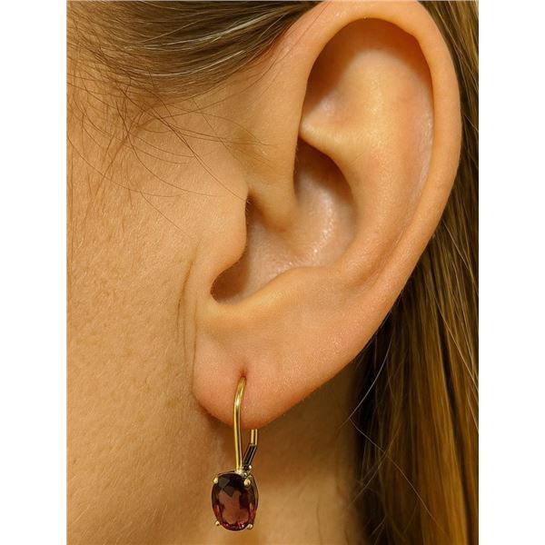 $400  10K,Garnet Earrings