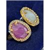 Image 2 : $260  Si(4.2G),Ruby+Sapphire(3.1Ct) Ring