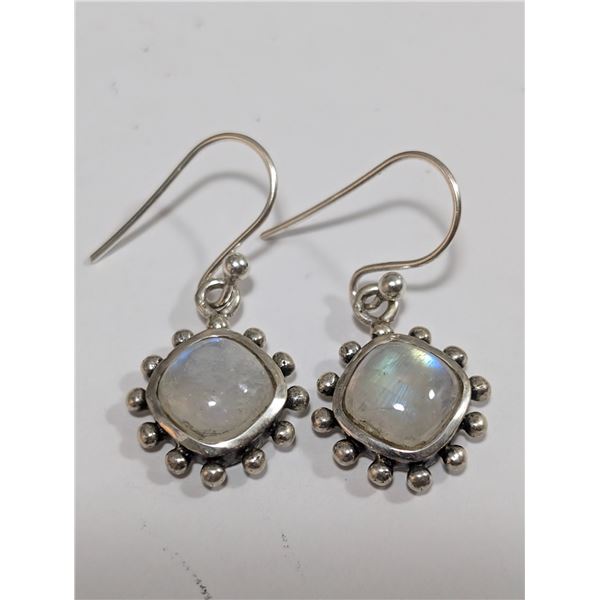 $200  Si(4.53G),Moonstone Earrings