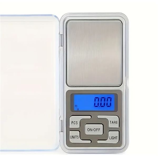 FREE digital pocket scale (weighs up to 500g) with every purchase of $100 or more!