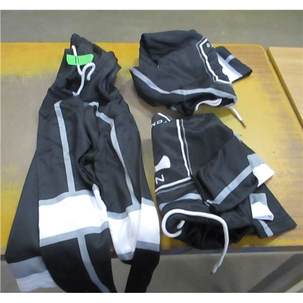 3 SMALL & X-SMALL AXE HOODIES