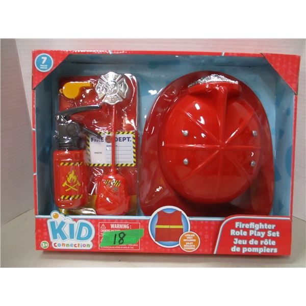 NEW: KID'S FIREFIGHTER TOY SET