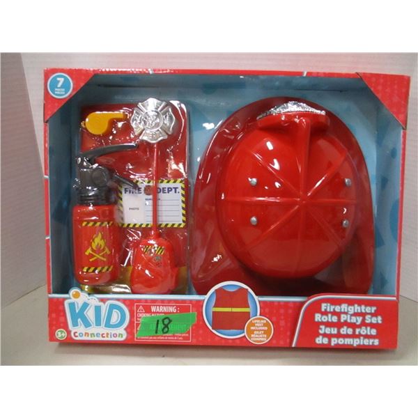 NEW: KID'S FIREFIGHTER TOY SET