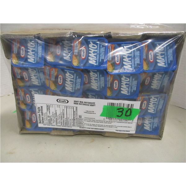 FREIGHT DAMAGE (AS IS):  KRAFT MAYO (100 INDIVIDUAL PACKAGES) - TRAY
