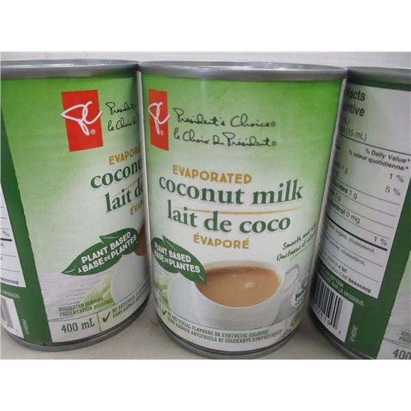 FREIGHT DAMAGE (AS IS):  PC COCONUT MILK (3 CANS X 400 ML)
