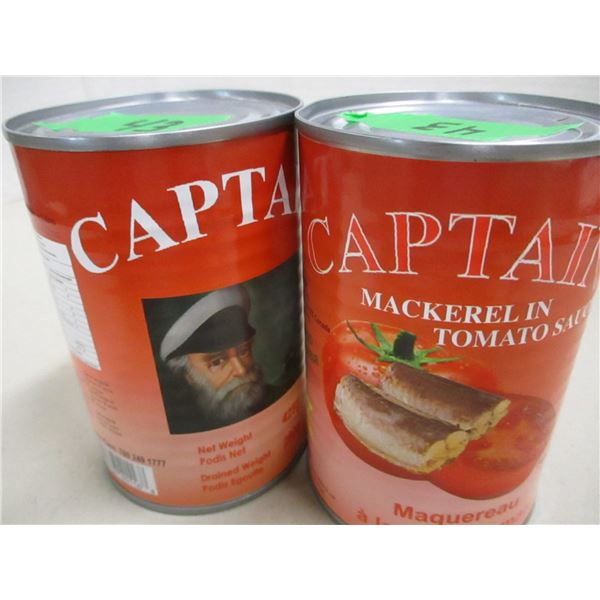 FREIGHT DAMAGE (AS IS):  MACKEREL IN TOMATO SAUCE (2 CANS X 425 G)