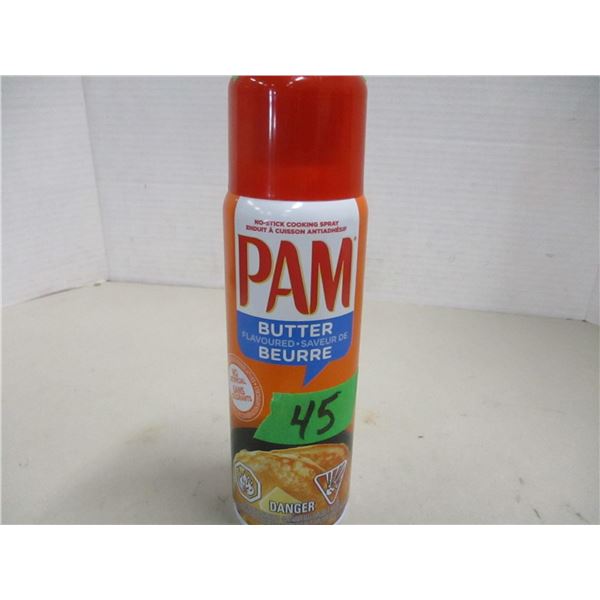 FREIGHT DAMAGE (AS IS):  PAM BUTTER FLAVOR COOKING SPRAY (141G) - CAN