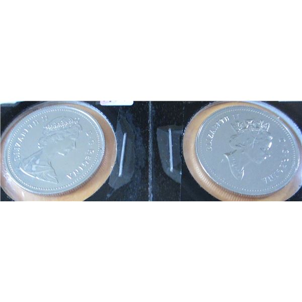 1989 - 1992 PROOF CAMEO QUEEN ELIZABETH II HALF DOLLARS