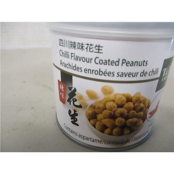 FREIGHT DAMAGE (AS IS):  CHILI FLAVOR COATED PEANUTS (140 G) - CAN