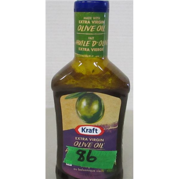 FREIGHT DAMAGE (AS IS):  KRAFT EXTRA VIRGIN OLIVE OIL & VINEGAR DRESSING (475 ML) - BOTTLE