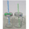 Image 1 : FREIGHT DAMAGE (AS IS):  2 MUG STYLE DRINKING GLASSES