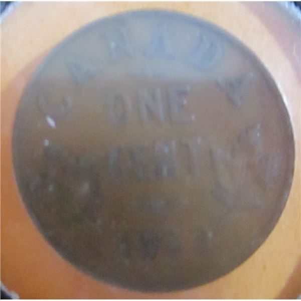 1923 SCARCE KEY DATE CANADA KING GEORGE V PENNY