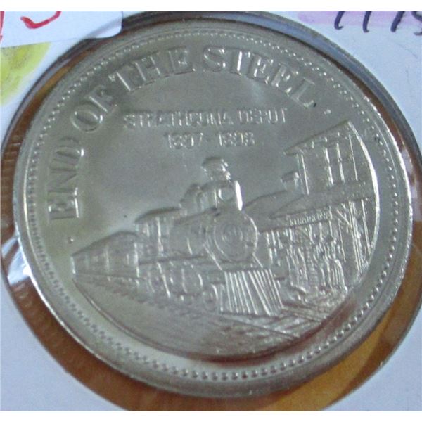 1897 - 1898 END OF STEEL (1975 KLONDIKE DOLLAR)