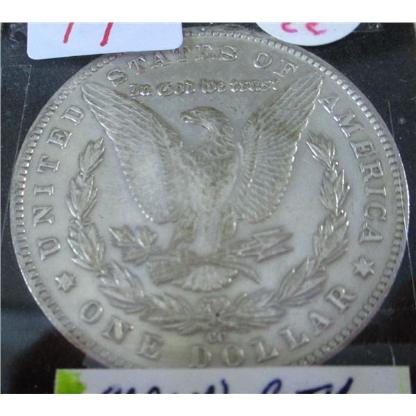 1882 CARSON CITY USA SILVER DOLLAR (NOT TESTED - AS IS - SILVER CONTENT NOT VERIFIED)