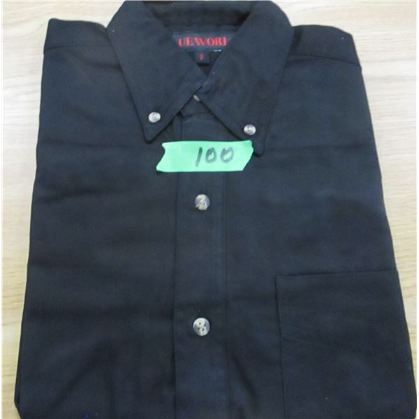 NEW:  MEN'S DARK BLUE LONG SLEEVE SHIRT (SIZE SMALL)