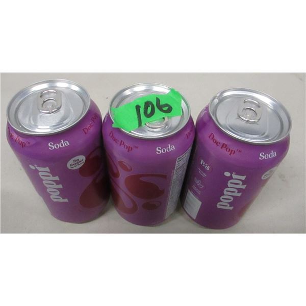 NEW:  POPPI ENERGY DRINK (3 CANS X 355 ML)