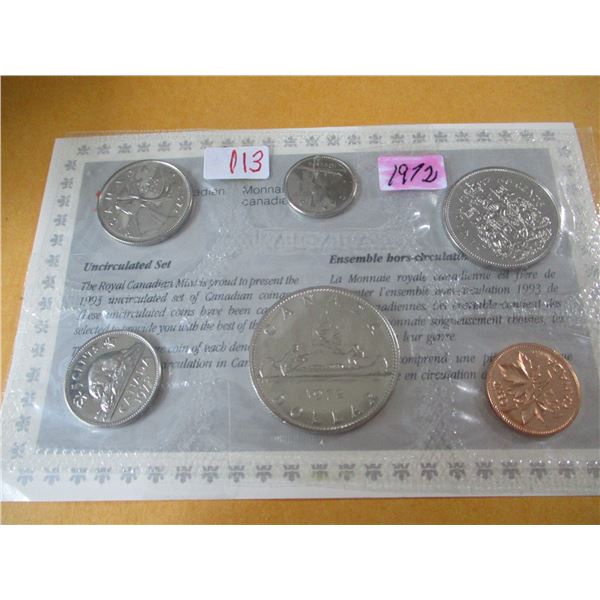 1972 PROOF CANADA MINT SEALED COINS
