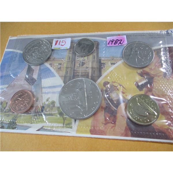 1982 PROOF CANADA MINT SEALED COIN SET