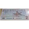 Image 1 : 1986 LAST OF CANADA $2 BILLS WITH POKER HAND SERIAL NUMBER