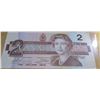 Image 2 : 1986 LAST OF CANADA $2 BILLS WITH POKER HAND SERIAL NUMBER