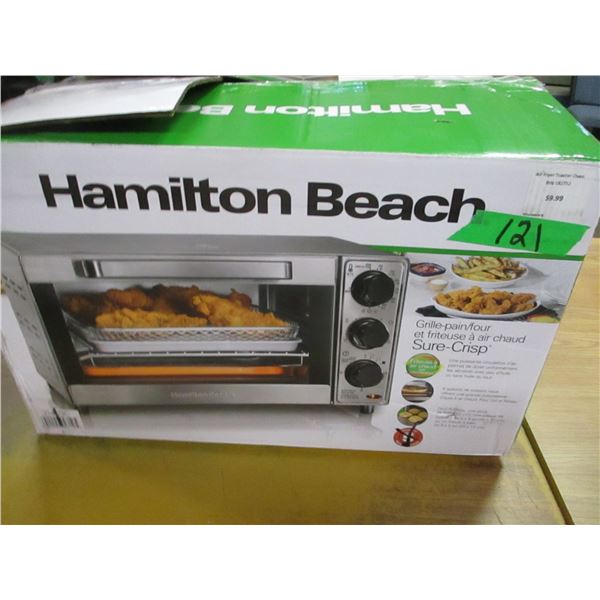 SHELF PULLS (AS IS):  HAMILTON BEACH COMBO AIR FRYER/TOASTER OVEN