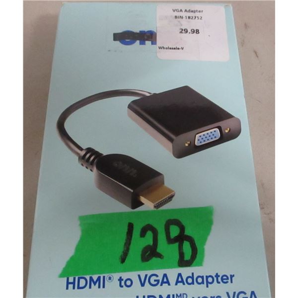 SHELF PULLS (AS IS):  HDMI TO VEGA ADAPTER