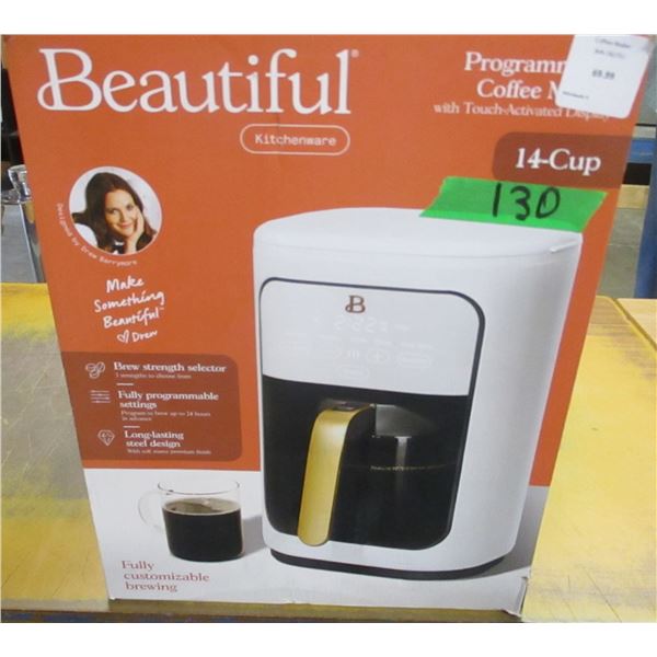 SHELF PULLS (AS IS):  14 CUP PROGRAMMABLE COFFEE MAKER