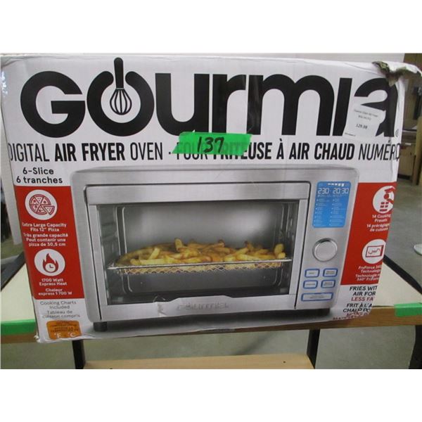 SHELF PULLS (AS IS):  DIGITAL AIR FRYER C/W OVEN