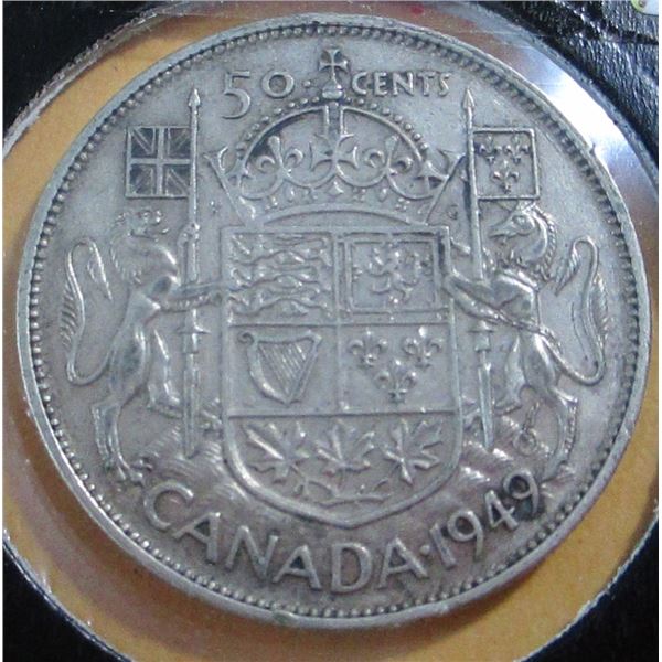 1949 CANADA SILVER HALF DOLLAR