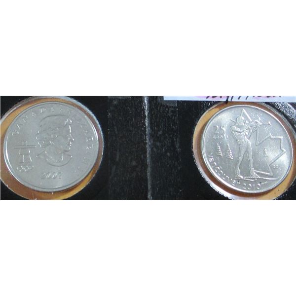 2007 PROOF ALPINE SKIINING & 2007 BIATHALON COINS