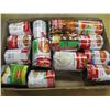 Image 1 : FREIGHT DAMAGE (AS IS):  FLAT C/W 12 ASST CANS OF SOUP