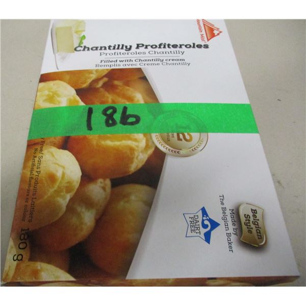 FROZEN:  CHANTILLY CREAM FILLED CAKES (180G) - BOX