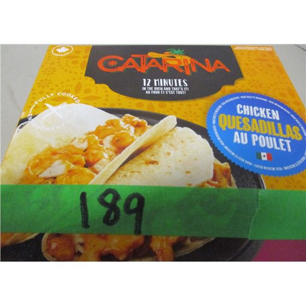 FROZEN:  CATARINA CHICKEN QUESADILLAS (4 X 80G) - BOX