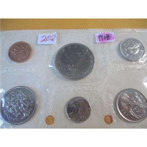 1968 PROOF CANADA MINT SEALED COIN SET