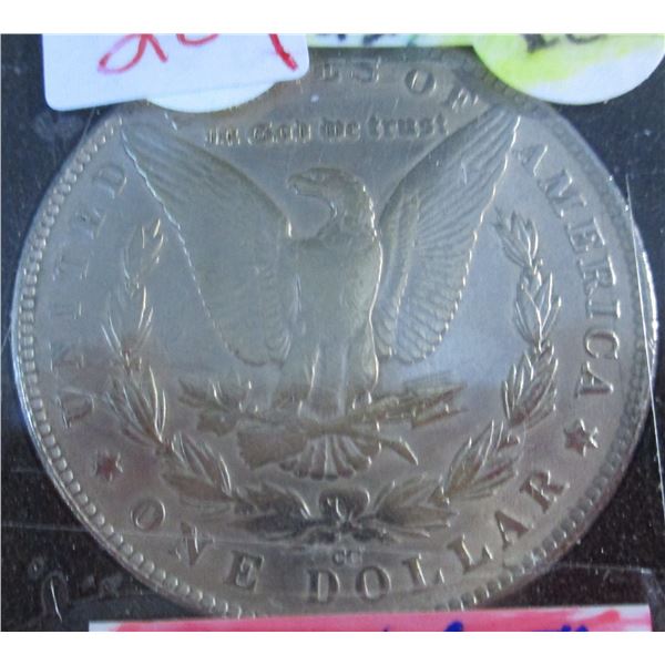 1884 CARSON CITY USA SILVER DOLLAR (NOT TESTED - AS IS - SILVER CONTENT NOT VERIFIED)