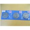 Image 2 : 1969, 1970 & 1971 SET OF CANADA HALF DOLLARS
