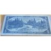 Image 2 : 1954 SCARCE BANK OF CANADA DEVILS FACE $5 BILL