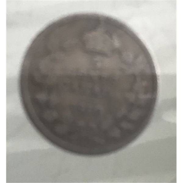 1910 CANADA KING EDWARD VII SILVER FIVE CENT
