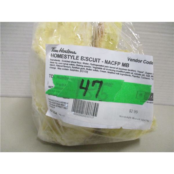 FROZEN:  TIM HORTON'S BISCUITS (8) - BAG