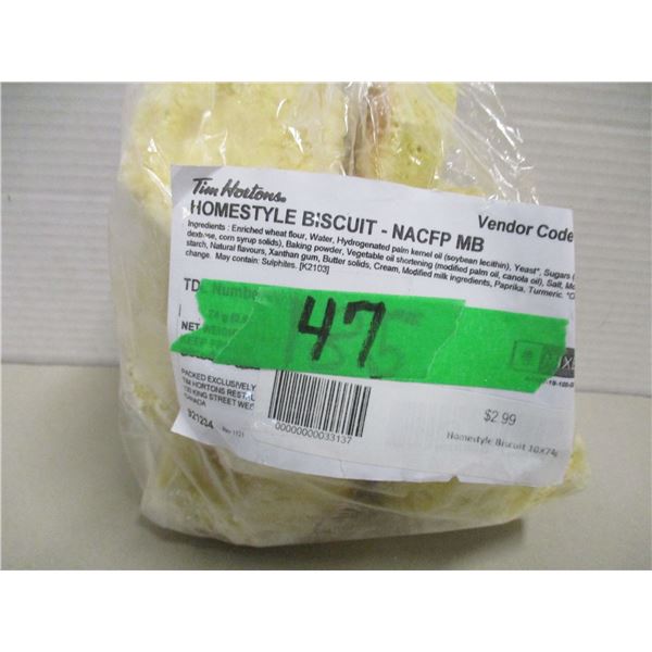 FROZEN:  TIM HORTON'S BISCUITS (8) - BAG
