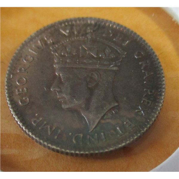 1941C AU NEWFOUNDLAND SILVER FIVE CENT