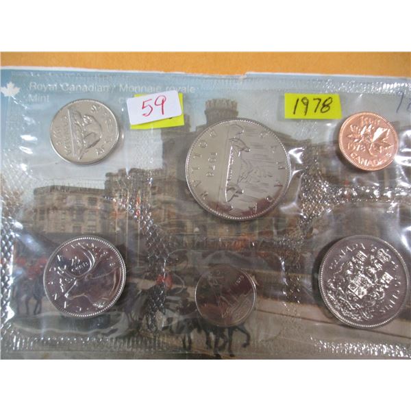 1978 PROOF CANADA MINT SEALED COIN SET