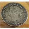 Image 2 : 1899 VF VICTORIAN CANADA SILVER FIVE CENT